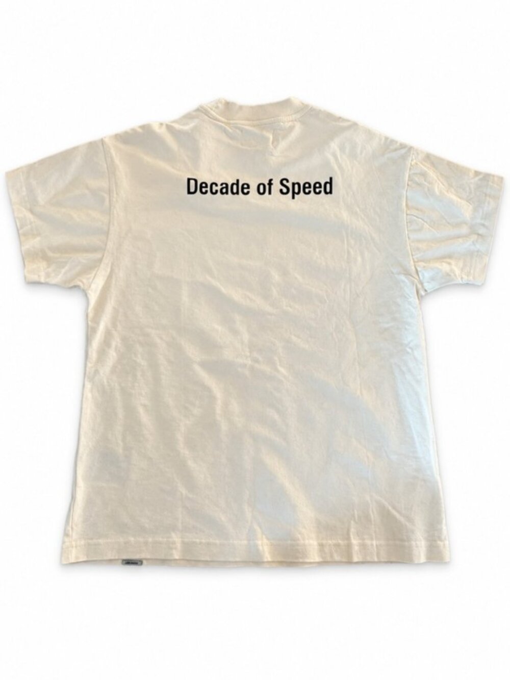 Represent Decade of Speed Cream T-Shirt Black Orange Logo Size S - Picture 2 of 3